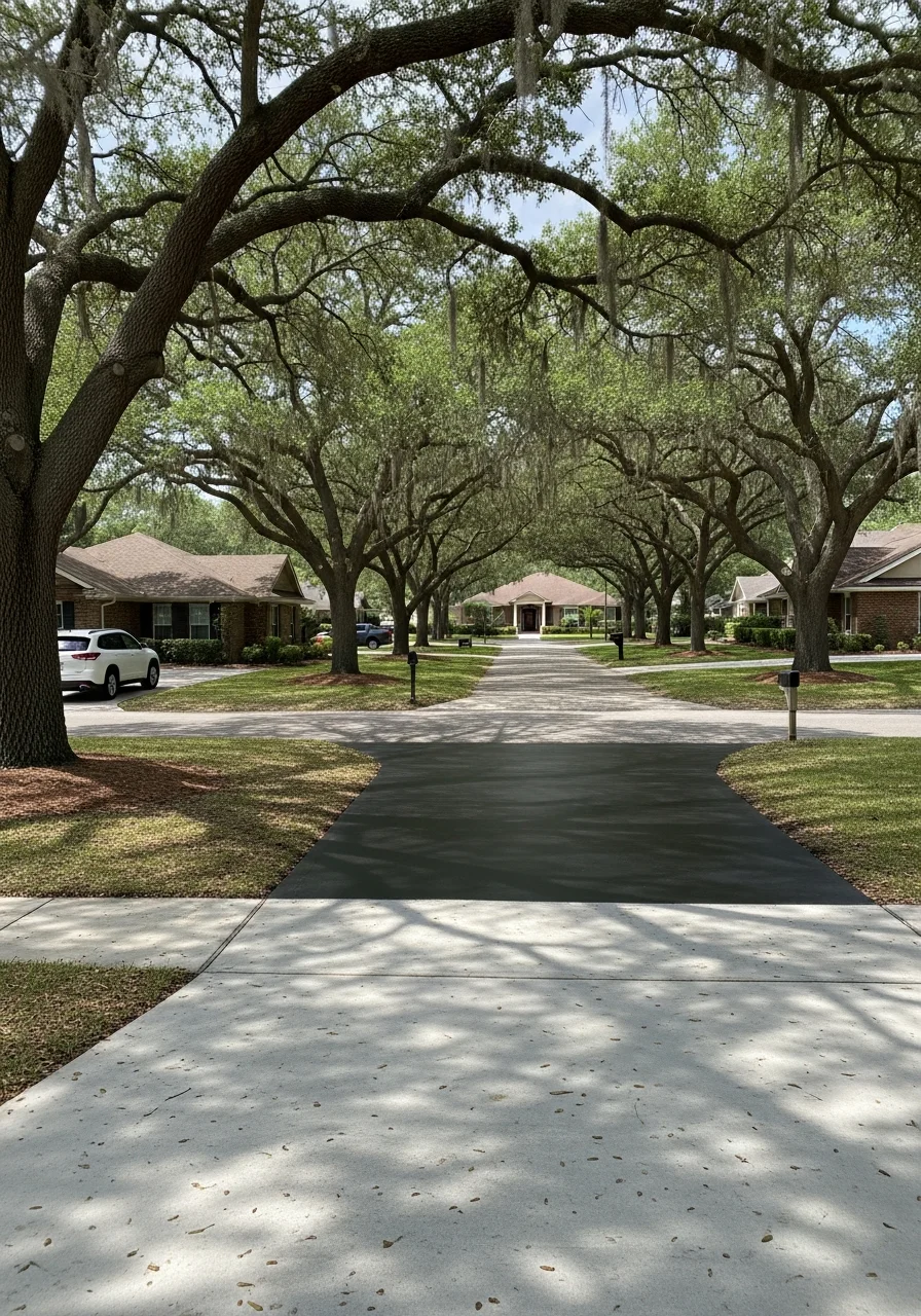 Well-maintained Orange Park home exterior with mature landscaping and traditional architectural style common to the area.